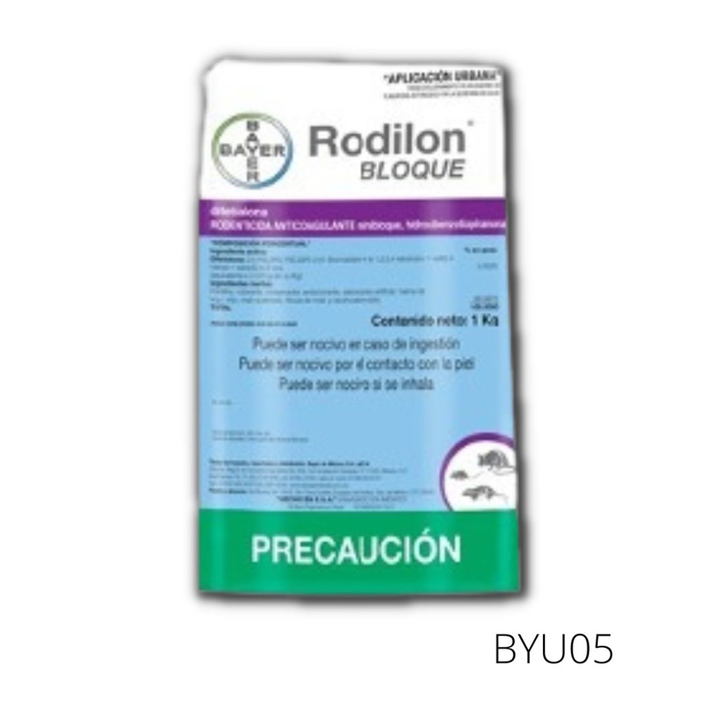 RODILON BLOQUE Difetialona 0.0025% 1kg