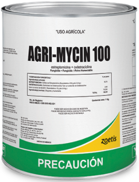 AGRI-MYCIN 100 Estreptomicina 18.75% + Oxitetraciclina 2%