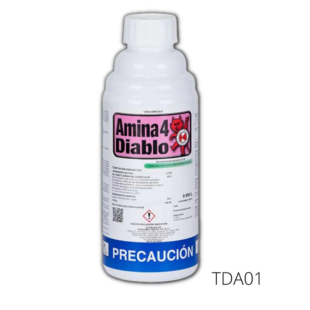 AMINA 4 DIABLO 2,4-D 49.6% 950 ml USO AGRICOLA