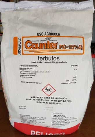 COUNTER FC 15% Terbufos 15% 15 kg USO AGRICOLA