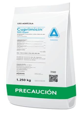 CUPRAMICIN 500 Estreptomicina 2.19% + Oxitetraciclina 0.23% + Cobre 78.5% 1.25 kg USO AGRICOLA