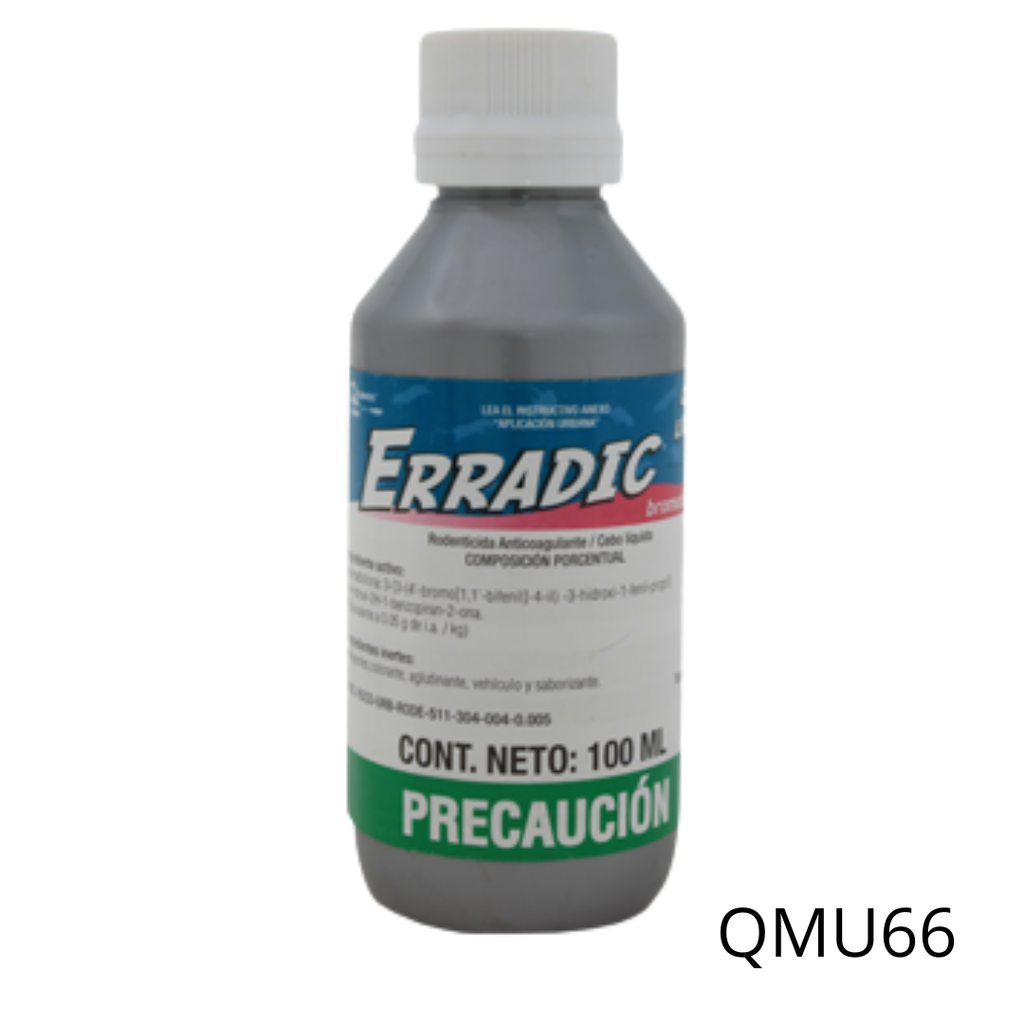 ERRADIC CEBO LIQUIDO Bromadiolona 0.005% 100 ml