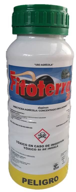 FITOTERRA Diazinon 20% 950 ml USO AGRICOLA