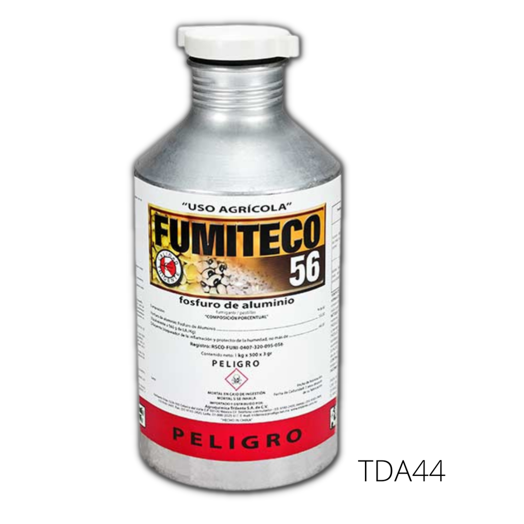 FUMITECO 56 Fosfuro de aluminio 56% 500 pastillas