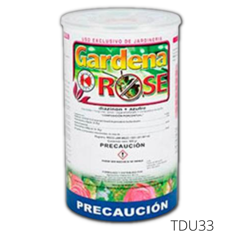 GARDENA ROSE Diazinon 2% + Azufre 40% USO AGRICOLA