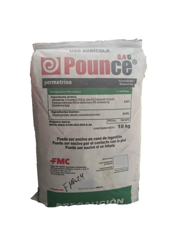 POUNCE Permetrina 0.40% 10 kg USO AGRICOLA