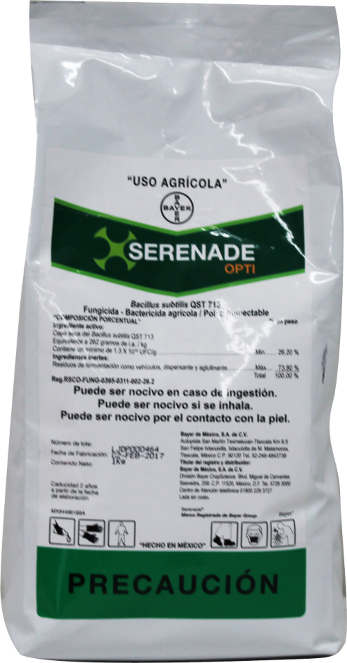 SERENADE OPTI Bacillus subtilis 26.2% 1 kg USO AGRICOLA