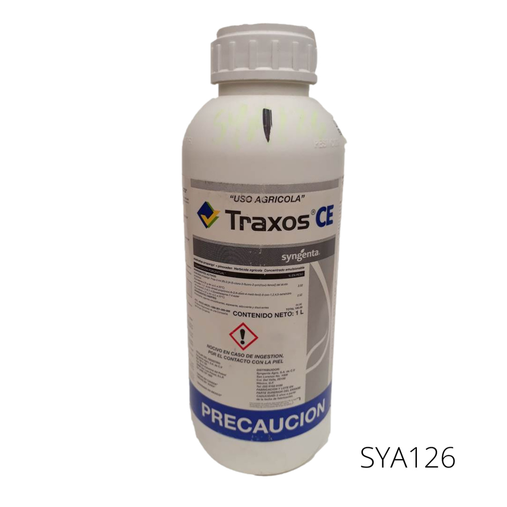 TRAXOS Pinoxadeno 2.5% + Clodinafop-propargilo 2.5% + Cloquintocet-mexilo 0.625% 1 L USO AGRICOLA
