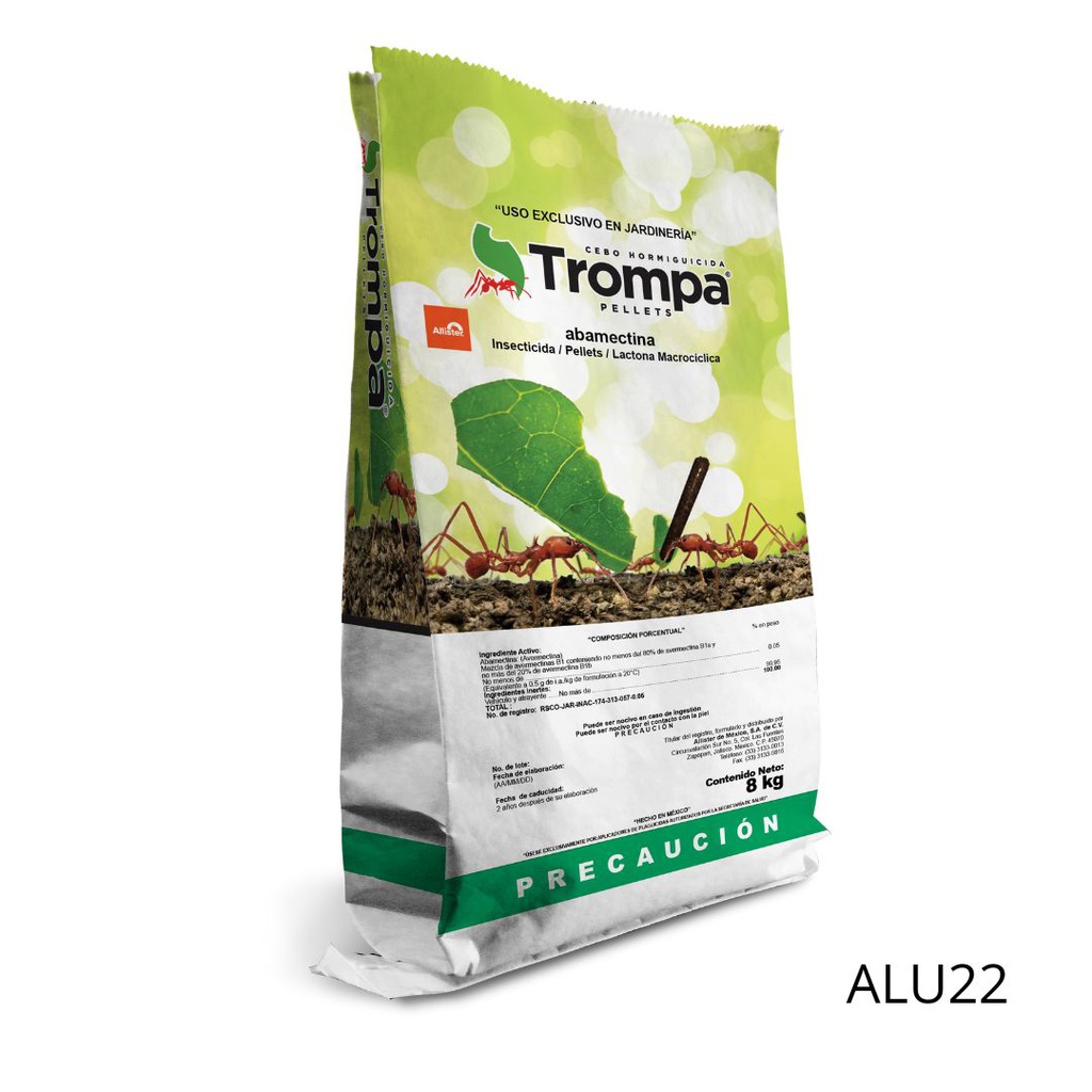 TROMPA Abamectina 0.05% 8 kg USO AGRICOLA