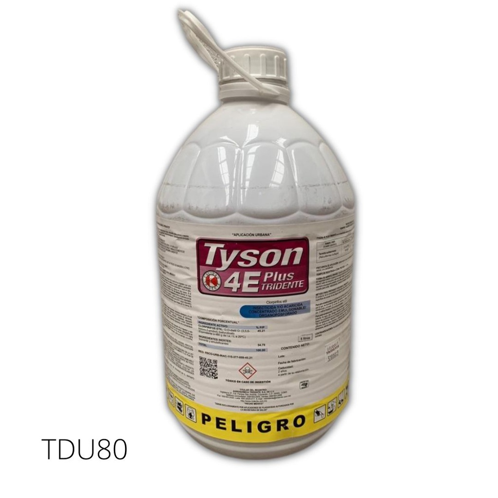 Tyson 4E Clorpirifos Bidon de 5 L Insecticida