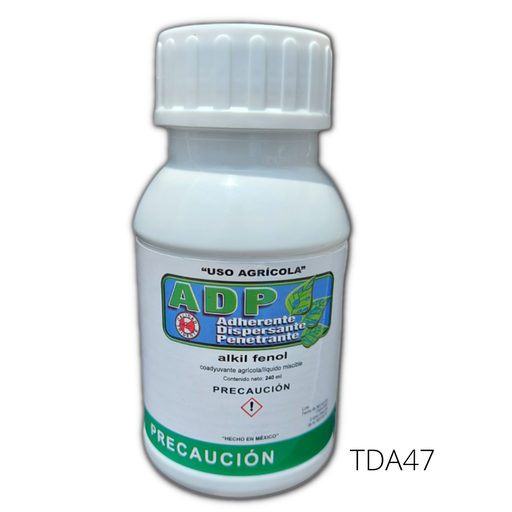[TDA47] ADP 25 (Adherente) Alquil fenol eter polioxietilenico 25% 240 ML. USO AGRICOLA