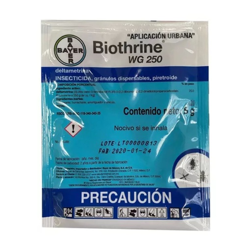 [BYU50] Biothrine WG 250 Deltametrina 25 5 g Insecticida