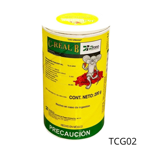 [TCG02] C-REAL B GRANULADO Bromadiolona 200 g