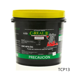 [TCP13] C-REAL B PARAF. PERFORADO BLOCK 20 g Bromadiolona 5 kg