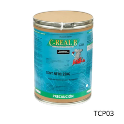 [TCP03] C-REAL B PARAFINADO MINI BLOCK 5 g Bromadiolona 25 kg