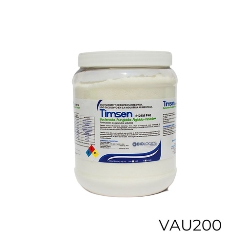 [VAU200] Desinfectante TIMSEN n-alquil dimetil bencil amonio 40% + urea 60% 1 kg