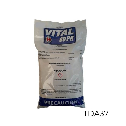 [TDA37] VITAL 80 PH Mancozeb 80% 1 kg USO AGRICOLA