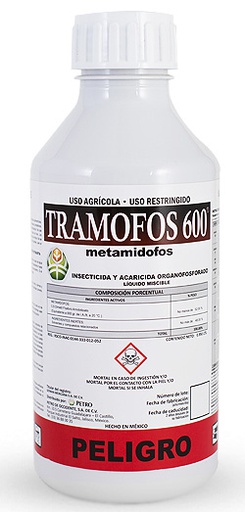 [VAG626] TRAMOFOS 600, Metamidofos, 950 ml USO AGRICOLA